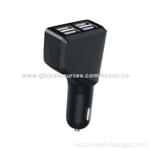 4USB mobile phone in car charger